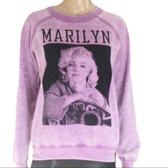 Marilyn Monroe Tops - Official Marilyn Monroe Tie Dye Sweatshirt